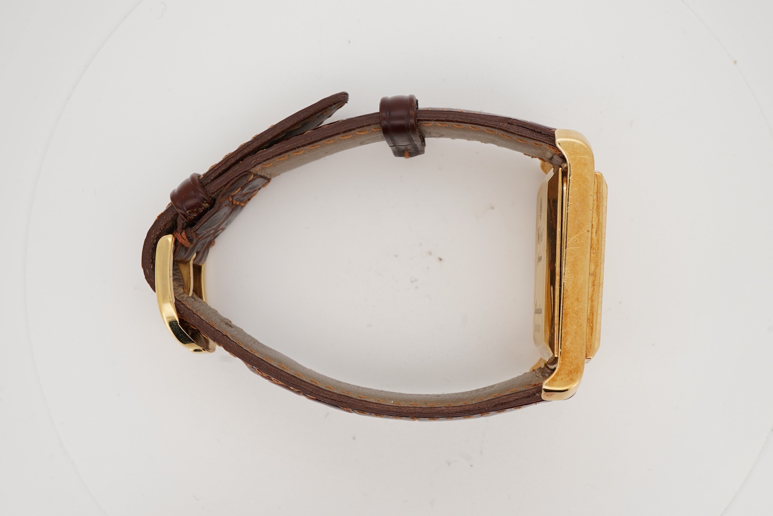 A gentleman's 18ct gold Wyler Incaflex Automatique dress wrist watch